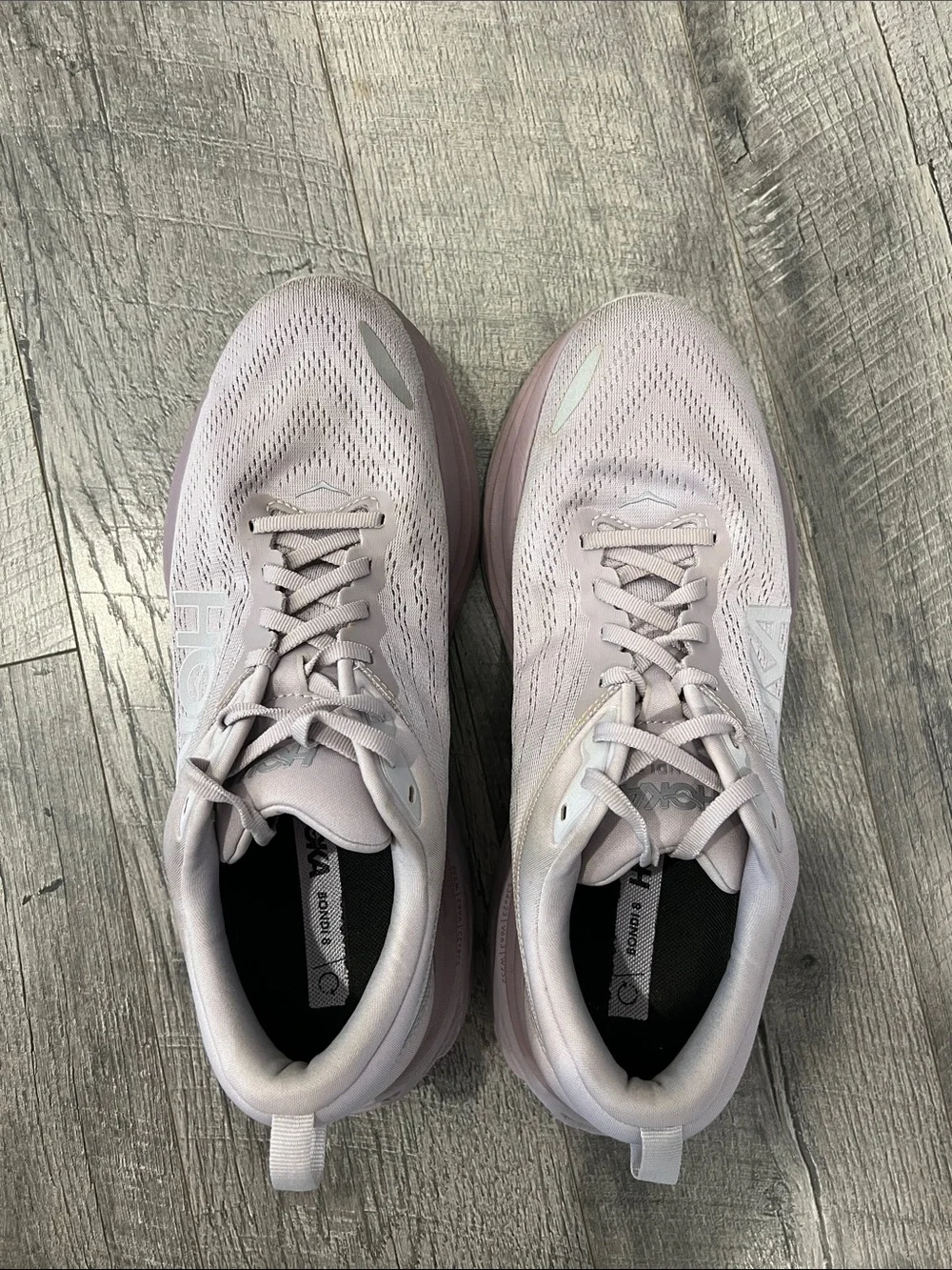 Hoka Women's Light Purple Cloudlike Running Sneakers